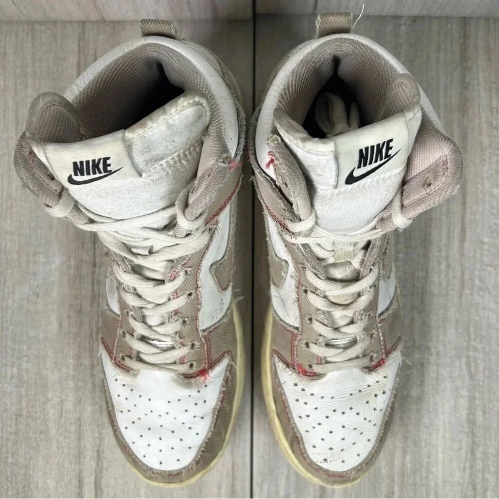Nike Dunk High 1985 Barely Rose Denim Casual Shoe Sneaker Mens Size 8 Womens 9.5 - Picture 6 of 11